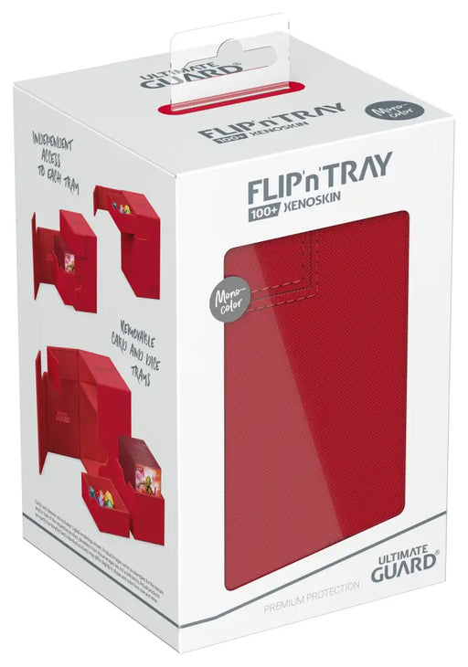 UG Flip N Tray Deck Case Monocolor Red 100+ - Accessoire