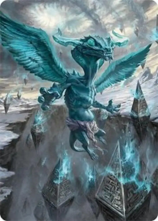 Ugin, Eye of the Storms Art Card (47/54) [Tarkir: Dragonstorm Art Series]