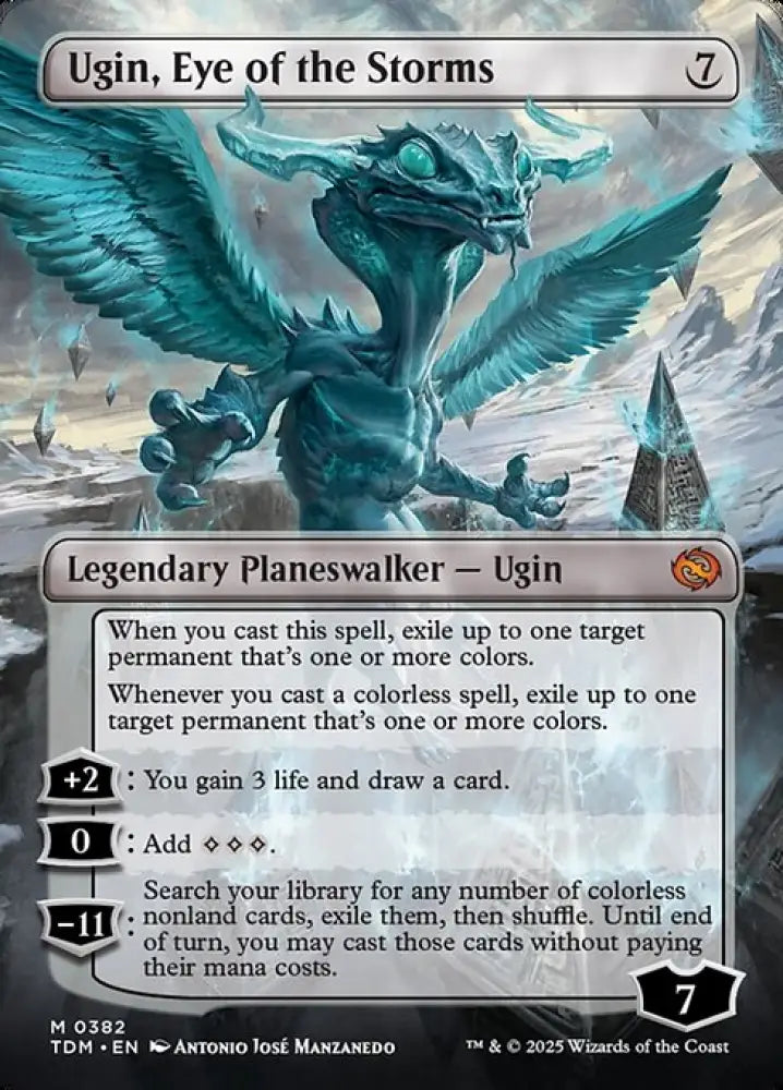 Ugin, Eye of the Storms // Ugin, Eye of the Storms (382) [Tarkir: Dragonstorm] Reverse