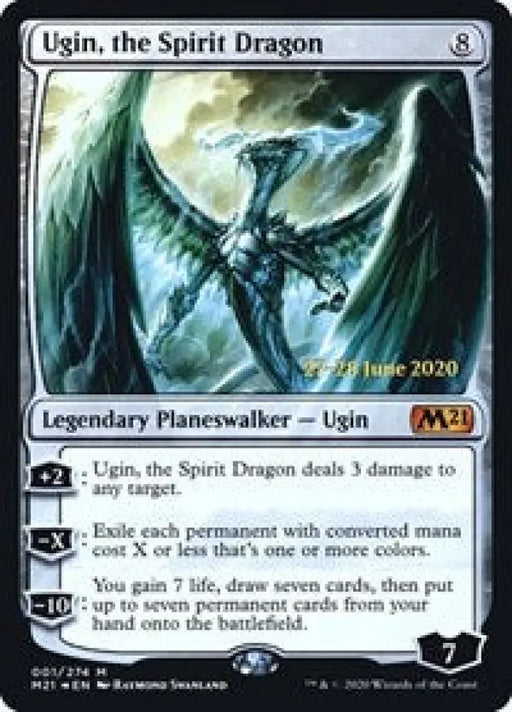 Ugin, the Spirit Dragon (1) [Prerelease Cards]