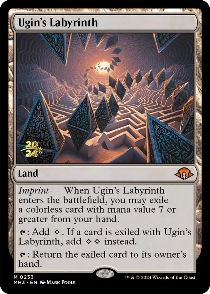 Ugin’s Labyrinth [Modern Horizons 3 Prerelease Promos] - MTG Single