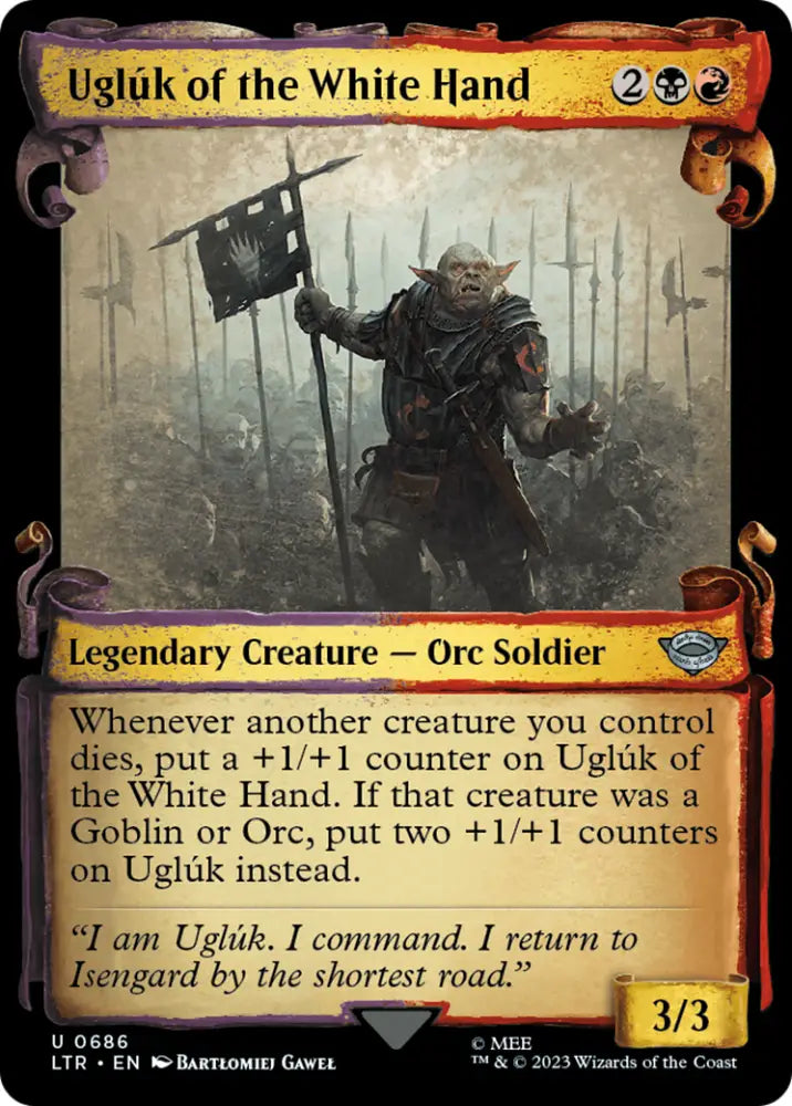 Ugluk of the White Hand [The Lord of the Rings: Tales of Middle-Earth Showcase Scrolls] - MTG Single