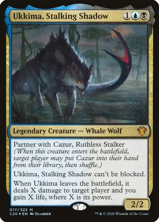 Ukkima Stalking Shadow [Commander 2020] - MTG Single