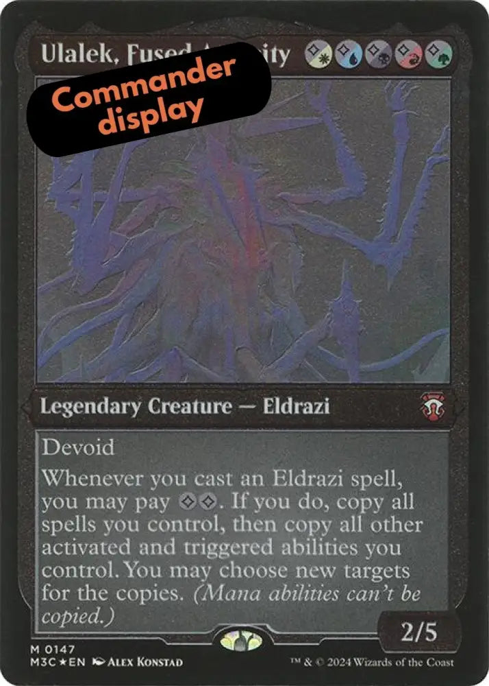 Ulalek Fused Atrocity (Display Commander) [Modern Horizons 3 Commander] - MTG Single