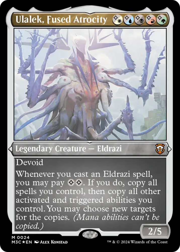 Ulalek Fused Atrocity (Foil Etched) [Modern Horizons 3 Commander] - MTG Single