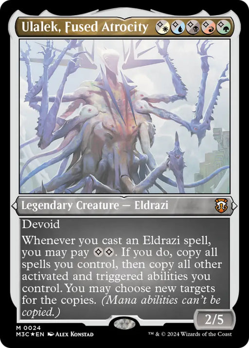 Ulalek Fused Atrocity (Foil Etched) [Modern Horizons 3 Commander] - MTG Single