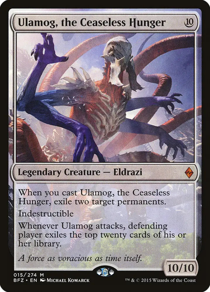 Ulamog the Ceaseless Hunger [Battle for Zendikar] - MTG Single