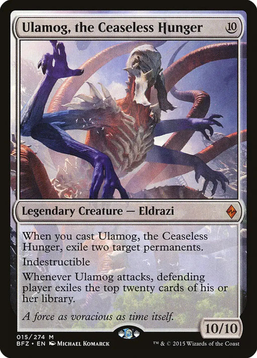 Ulamog the Ceaseless Hunger [Battle for Zendikar] - MTG Single
