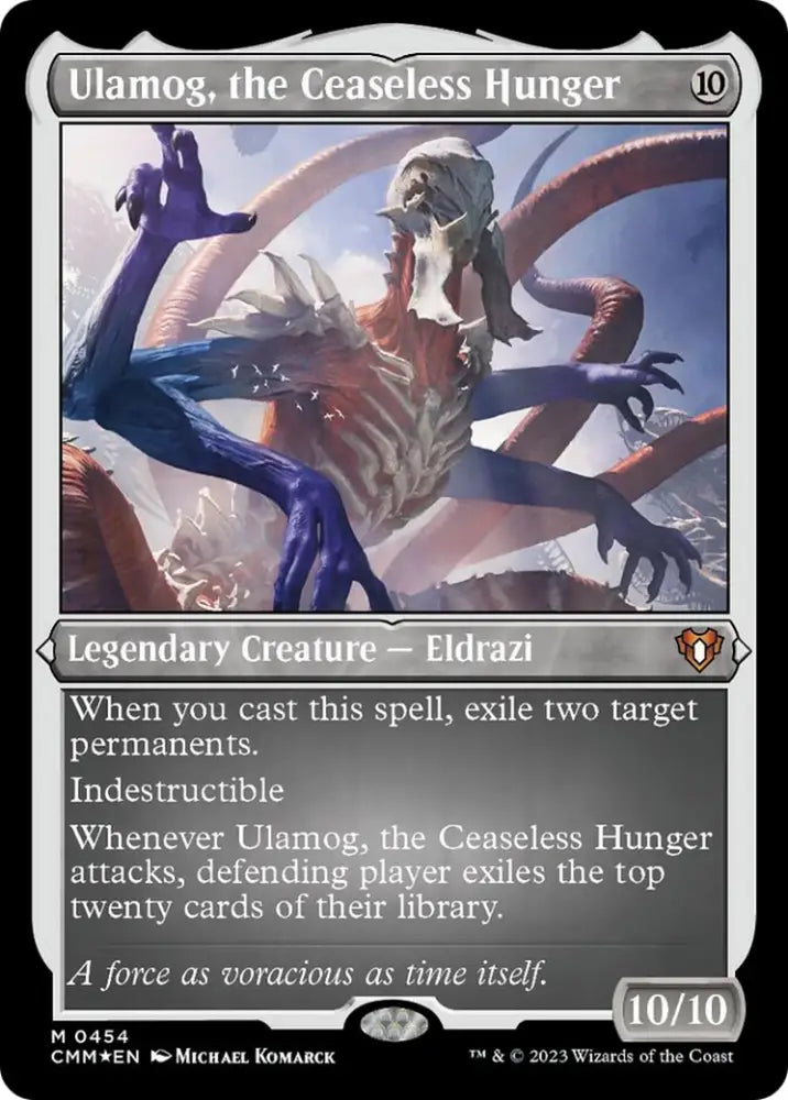 Ulamog the Ceaseless Hunger (Foil Etched) [Commander Masters] - MTG Single