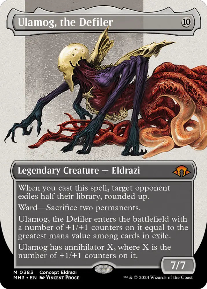 Ulamog the Defiler (Borderless) [Modern Horizons 3] - MTG Single