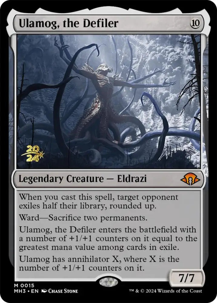 Ulamog the Defiler [Modern Horizons 3 Prerelease Promos] - MTG Single