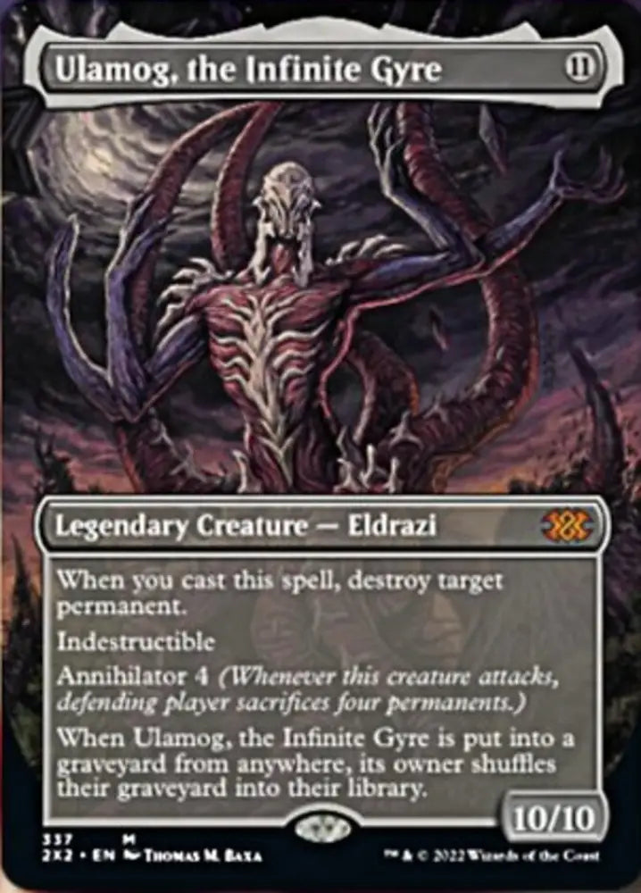 Ulamog the Infinite Gyre (Borderless Alternate Art) [Double Masters 2022] - MTG Single