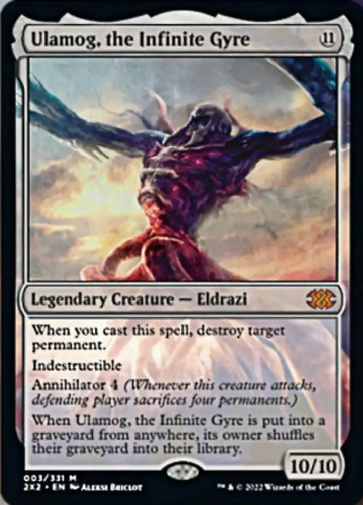 Ulamog the Infinite Gyre [Double Masters 2022] - MTG Single