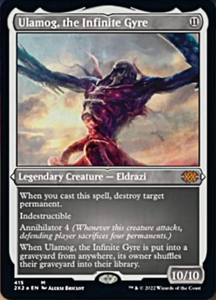 Ulamog the Infinite Gyre (Foil Etched) [Double Masters 2022] - MTG Single