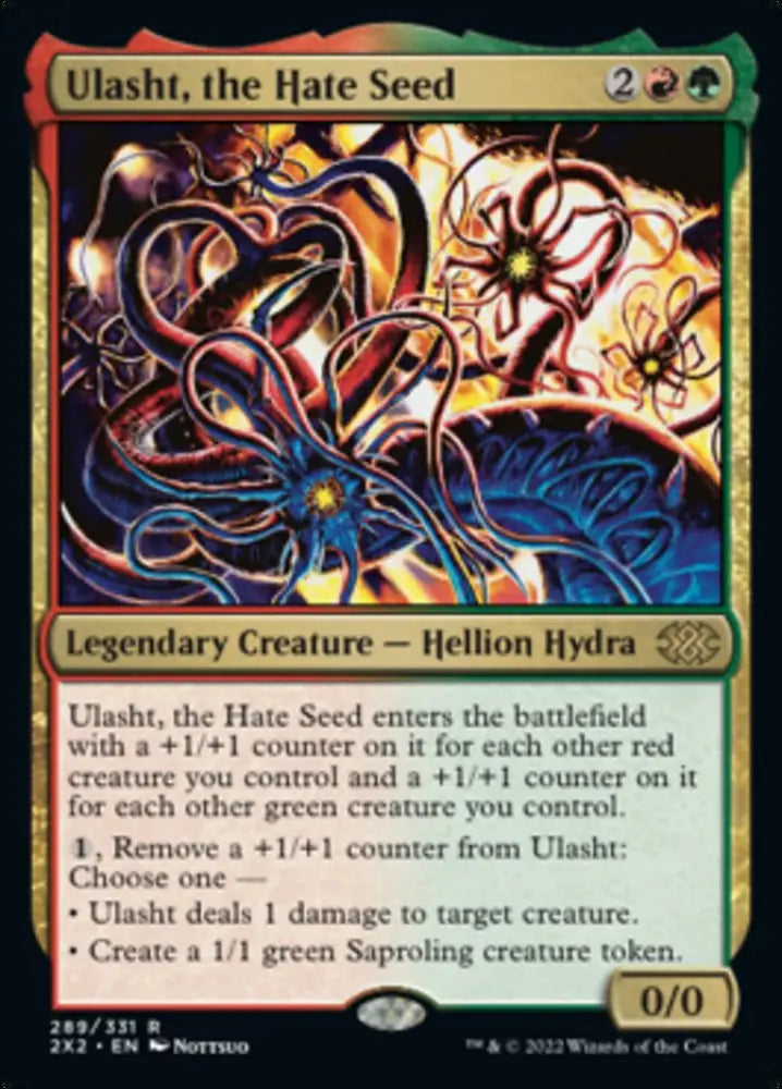 Ulasht the Hate Seed [Double Masters 2022] - MTG Single