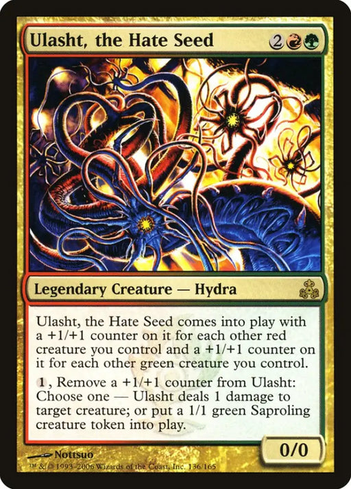 Ulasht the Hate Seed [Guildpact] - MTG Single
