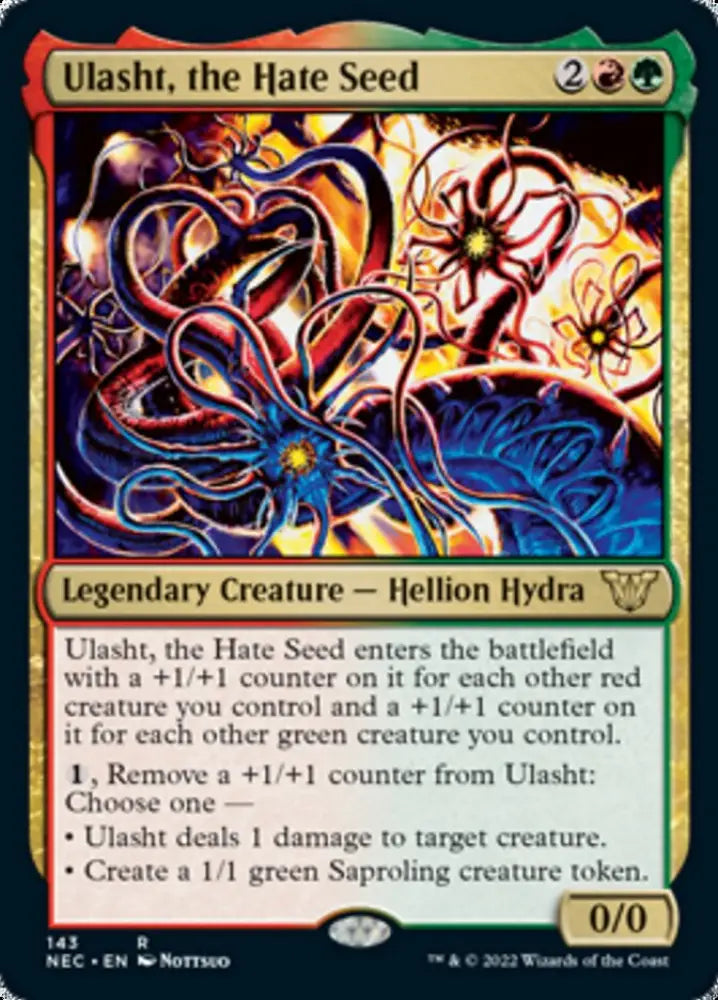 Ulasht the Hate Seed [Kamigawa: Neon Dynasty Commander] - MTG Single