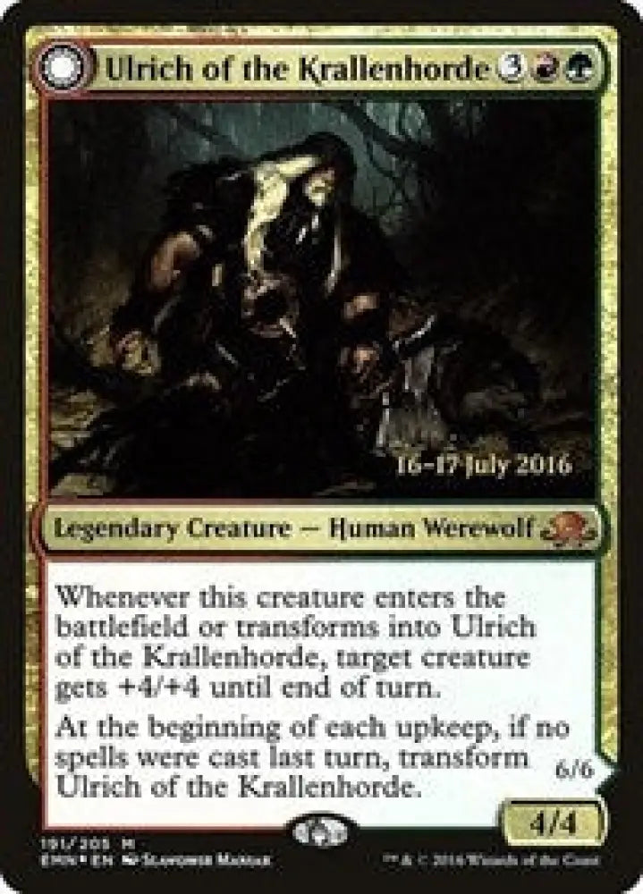 Ulrich of the Krallenhorde (191) [Prerelease Cards]