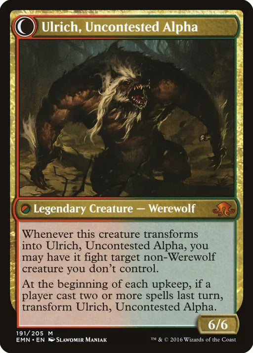 Ulrich of the Krallenhorde // Ulrich Uncontested Alpha [Eldritch Moon] - MTG Single