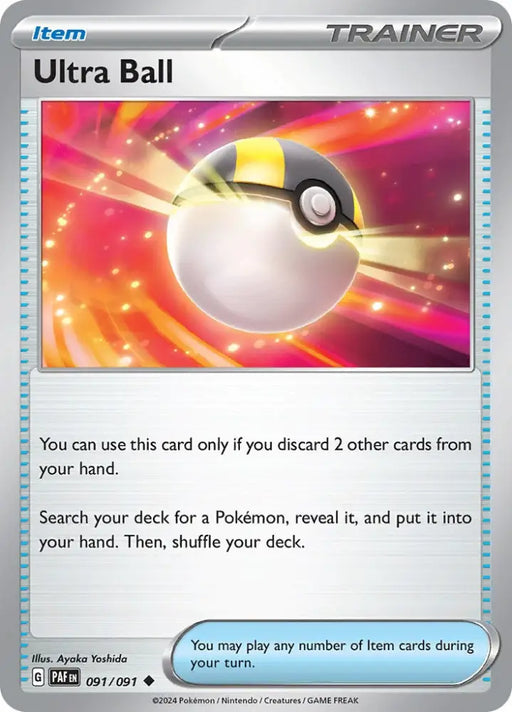 Ultra Ball (091/091) [Scarlet & Violet: Paldean Fates] - Pokemon Single