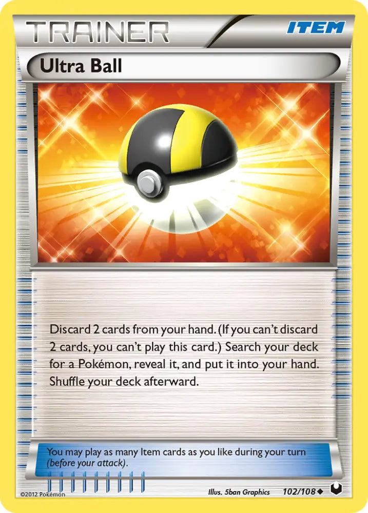 Ultra Ball (102/108) [Black & White: Dark Explorers] - Pokemon Single
