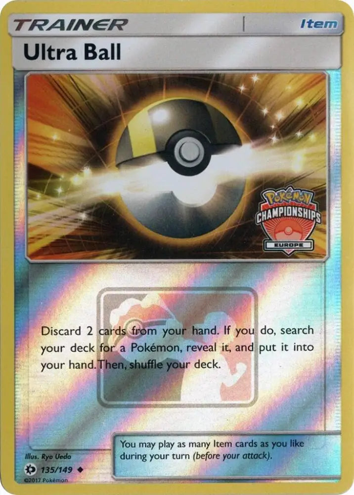 Ultra Ball (135/149) (Europe Championships) [League & Championship Cards] - Pokemon Single