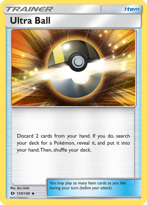 Ultra Ball (135/149) [Sun & Moon: Base Set] - Pokemon Single