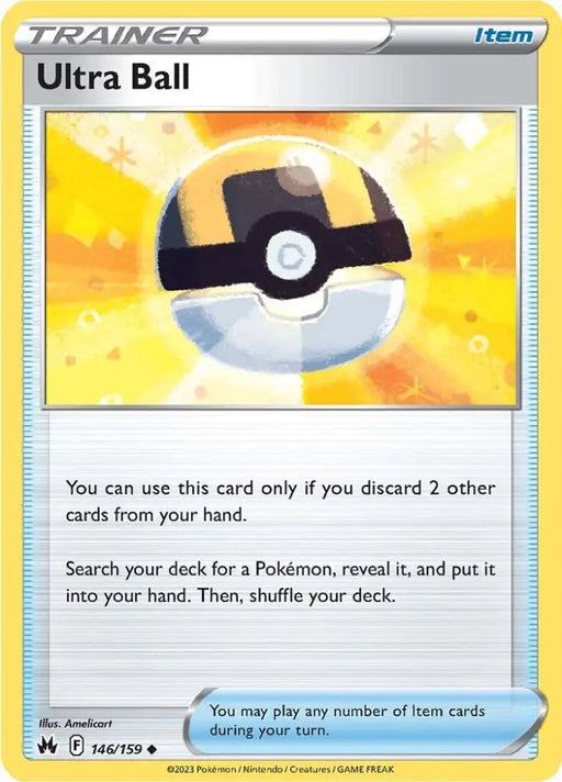 Ultra Ball (146/159) [Sword & Shield: Crown Zenith] - Pokemon Single