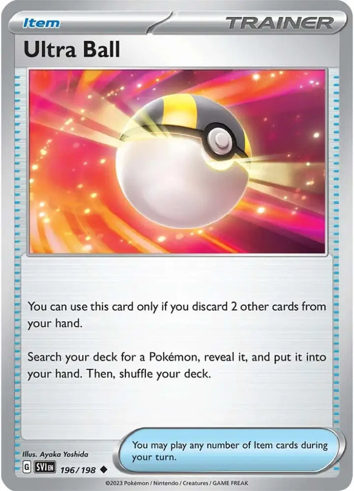 Ultra Ball (196/198) [Scarlet & Violet: Base Set] - Pokemon Single