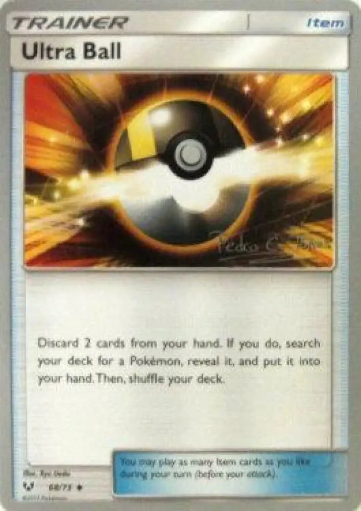 Ultra Ball (68/73) (Dragones y Sombras - Pedro Eugenio Torres) [World Championships 2018] - Pokemon Single