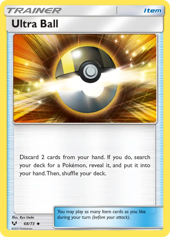 Ultra Ball (68/73) [Sun & Moon: Shining Legends] - Pokemon Single