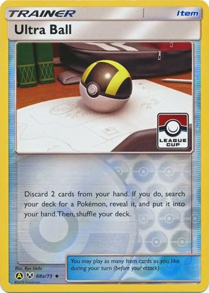 Ultra Ball (68a/73) (League Promo) [Sun & Moon: Shining Legends] - Pokemon Single