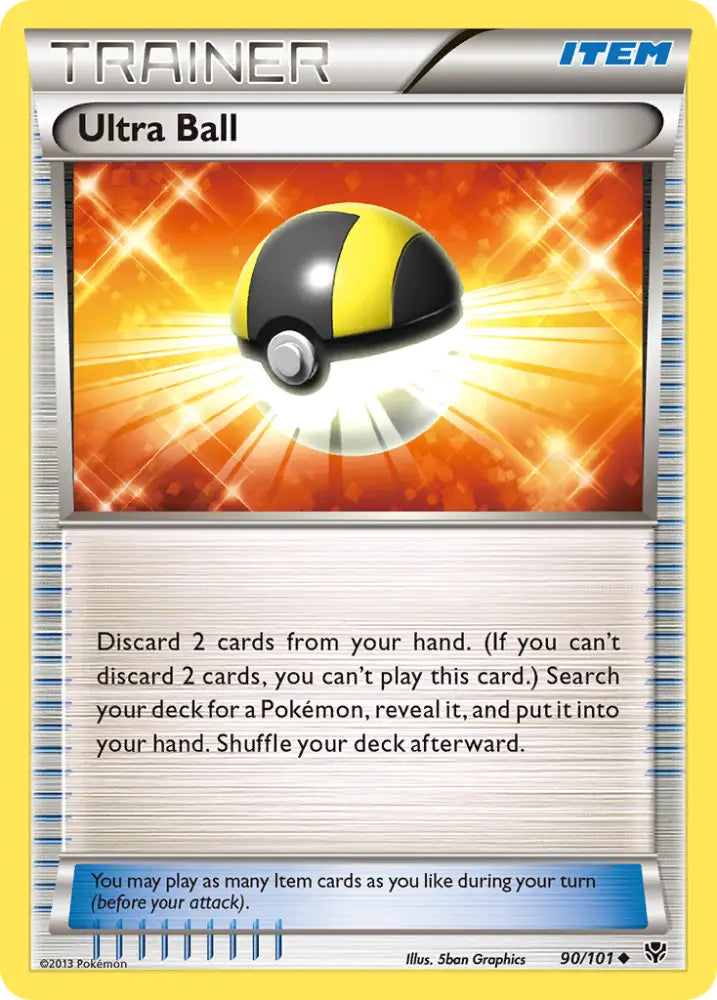 Ultra Ball (90/101) [Black & White: Plasma Blast] - Pokemon Single