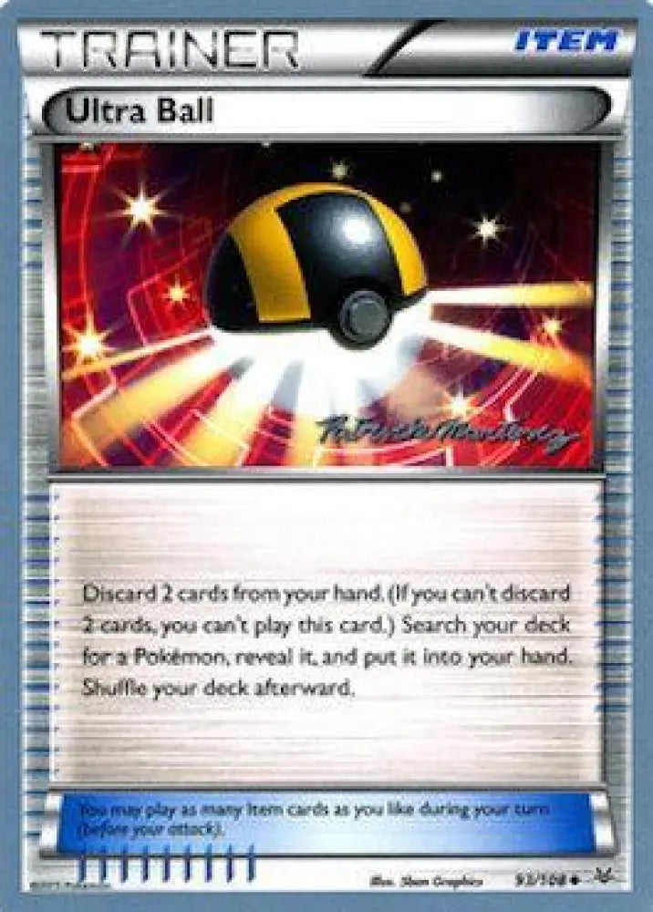 Ultra Ball (93/108) (Punches ’n’ Bites - Patrick Martinez) [World Championships 2015] - Pokemon Single