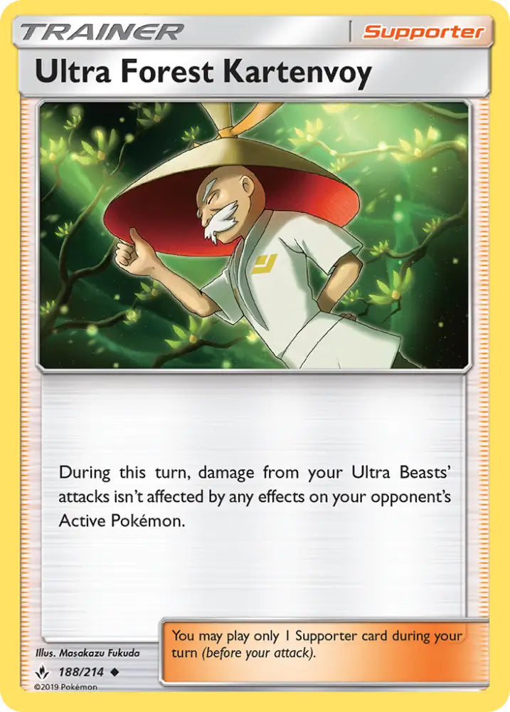 Ultra Forest Kartenvoy (188/214) [Sun & Moon: Unbroken Bonds] - Pokemon Single