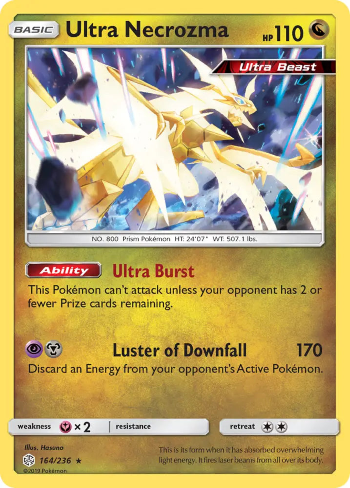 Ultra Necrozma (164/236) [Sun & Moon: Cosmic Eclipse] - Pokemon Single