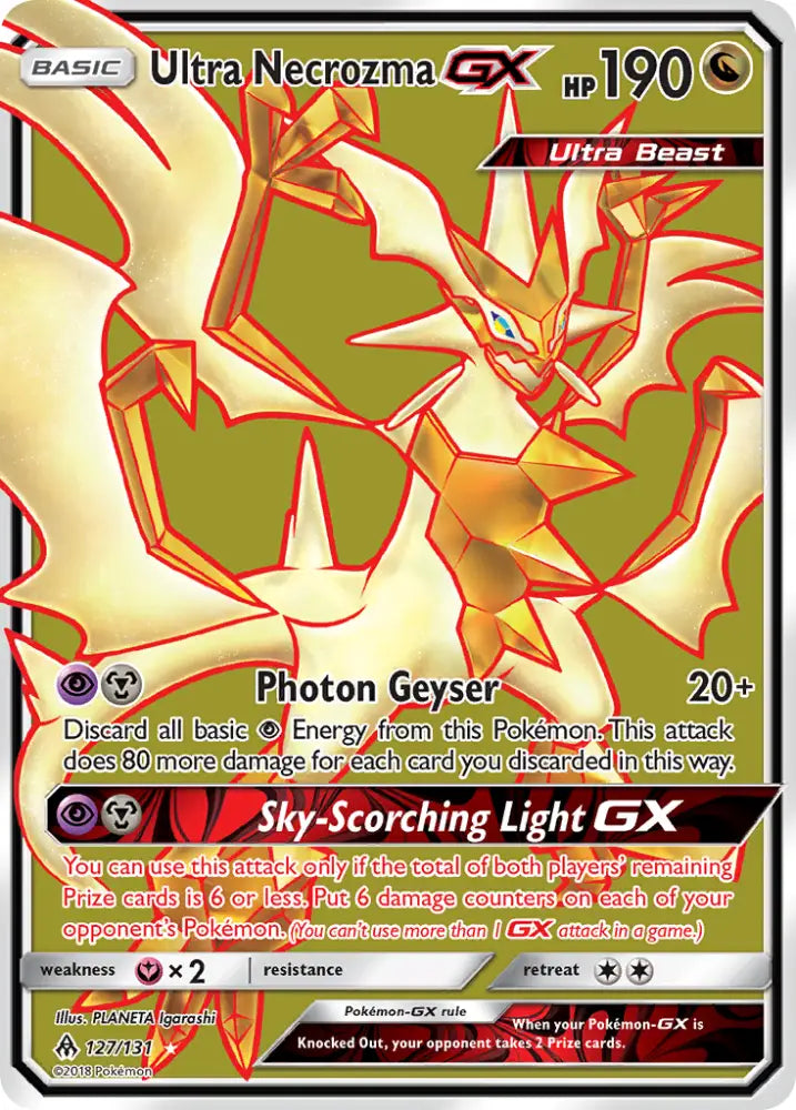 Ultra Necrozma GX (127/131) [Sun & Moon: Forbidden Light] - Pokemon Single