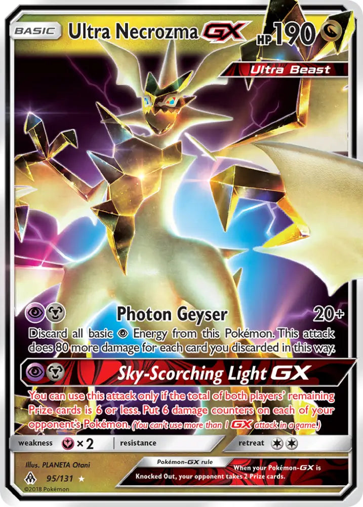 Ultra Necrozma GX (95/131) [Sun & Moon: Forbidden Light] - Pokemon Single