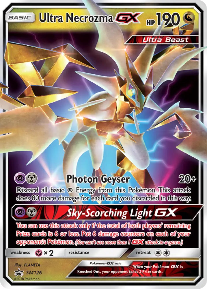 Ultra Necrozma GX (SM126) [Sun & Moon: Black Star Promos] - Pokemon Single