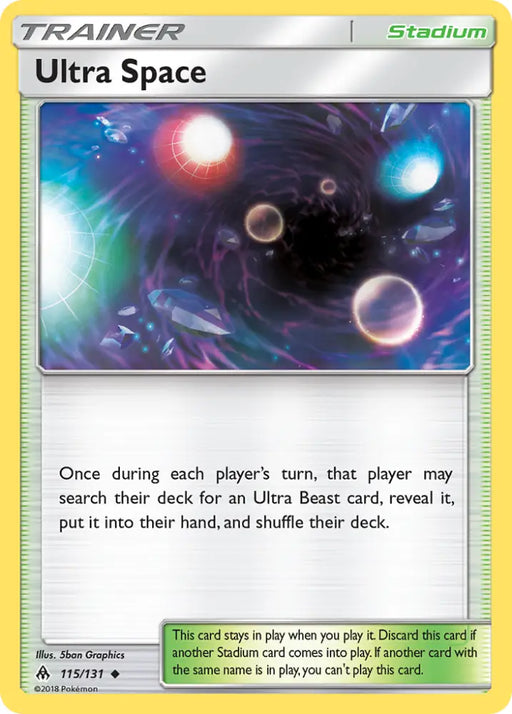 Ultra Space (115/131) [Sun & Moon: Forbidden Light] - Pokemon Single