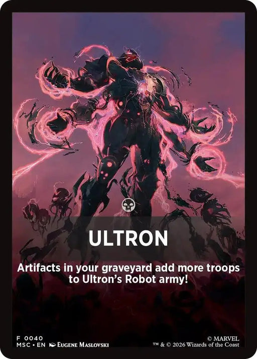 Ultron Theme Card (40) [Marvel Super Heroes Commander]