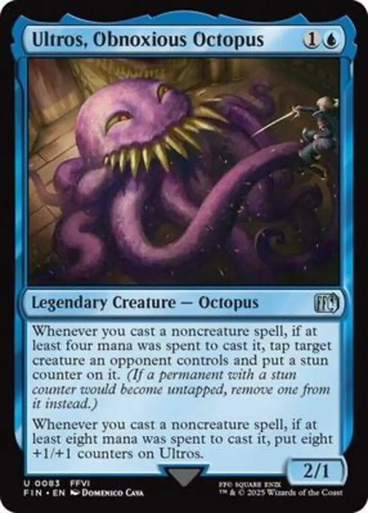 Ultros, Obnoxious Octopus (83) [Final Fantasy]