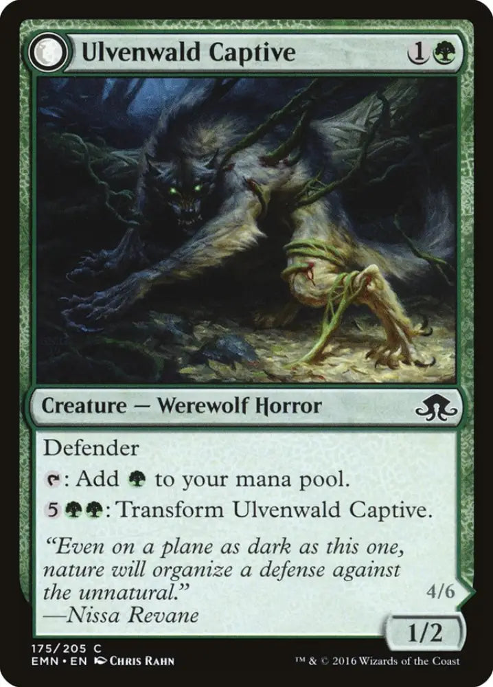 Ulvenwald Captive // Ulvenwald Abomination [Eldritch Moon] - MTG Single