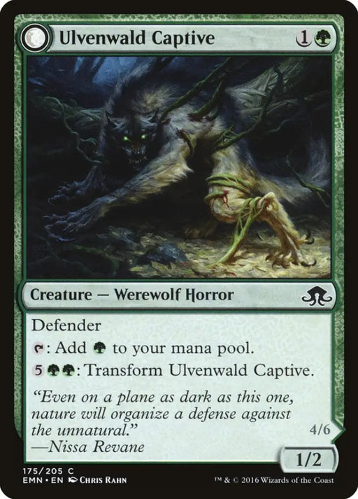 Ulvenwald Captive // Ulvenwald Abomination [Eldritch Moon] - MTG Single