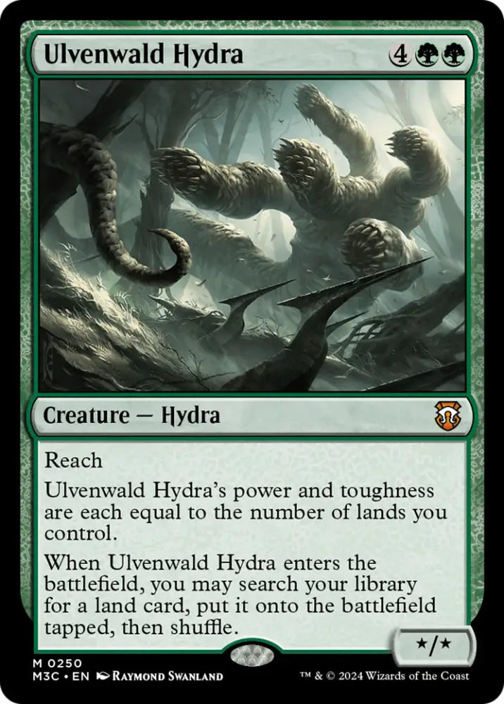 Ulvenwald Hydra (Ripple Foil) [Modern Horizons 3 Commander] - MTG Single