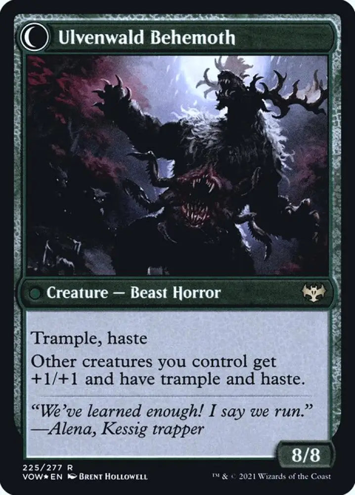 Ulvenwald Oddity (225) [Prerelease Cards] Reverse
