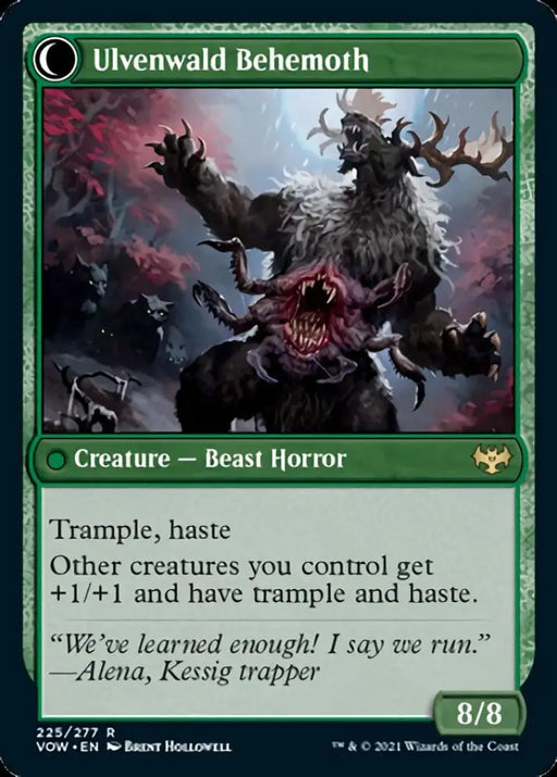 Ulvenwald Oddity // Ulvenwald Behemoth [Innistrad: Crimson Vow] - MTG Single