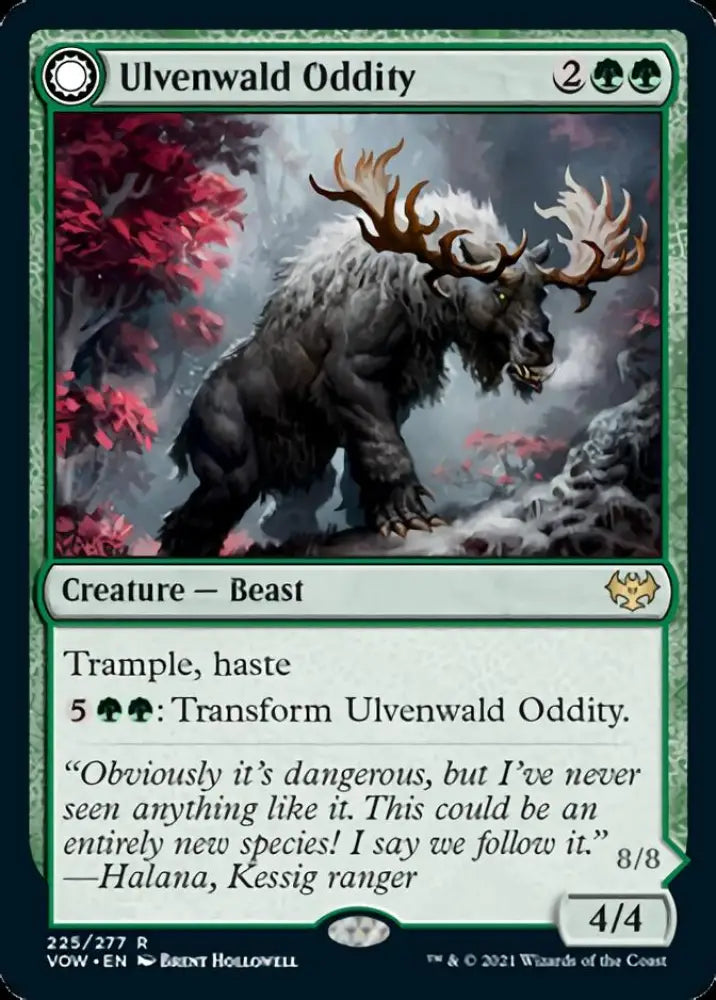 Ulvenwald Oddity // Ulvenwald Behemoth [Innistrad: Crimson Vow] - MTG Single