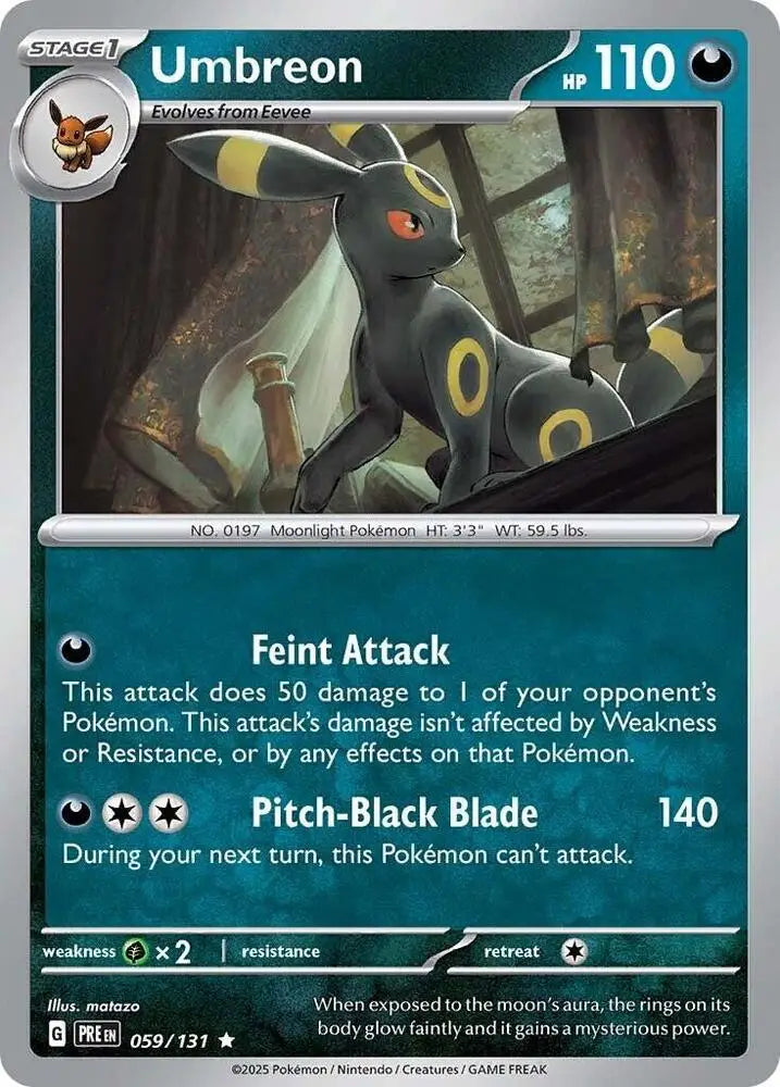 Umbreon (059/131) [Scarlet & Violet: Prismatic Evolutions] - Pokemon Single