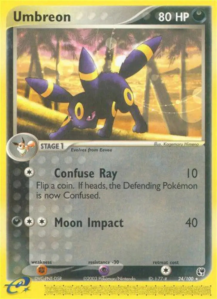 Umbreon (24/100) [EX: Sandstorm] - Pokemon Single